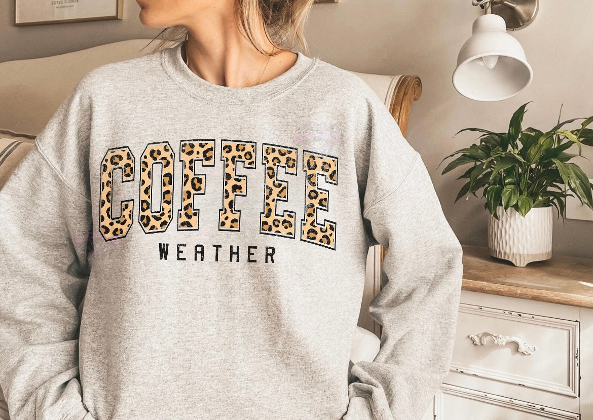 Coffee Weather Tee or Sweater