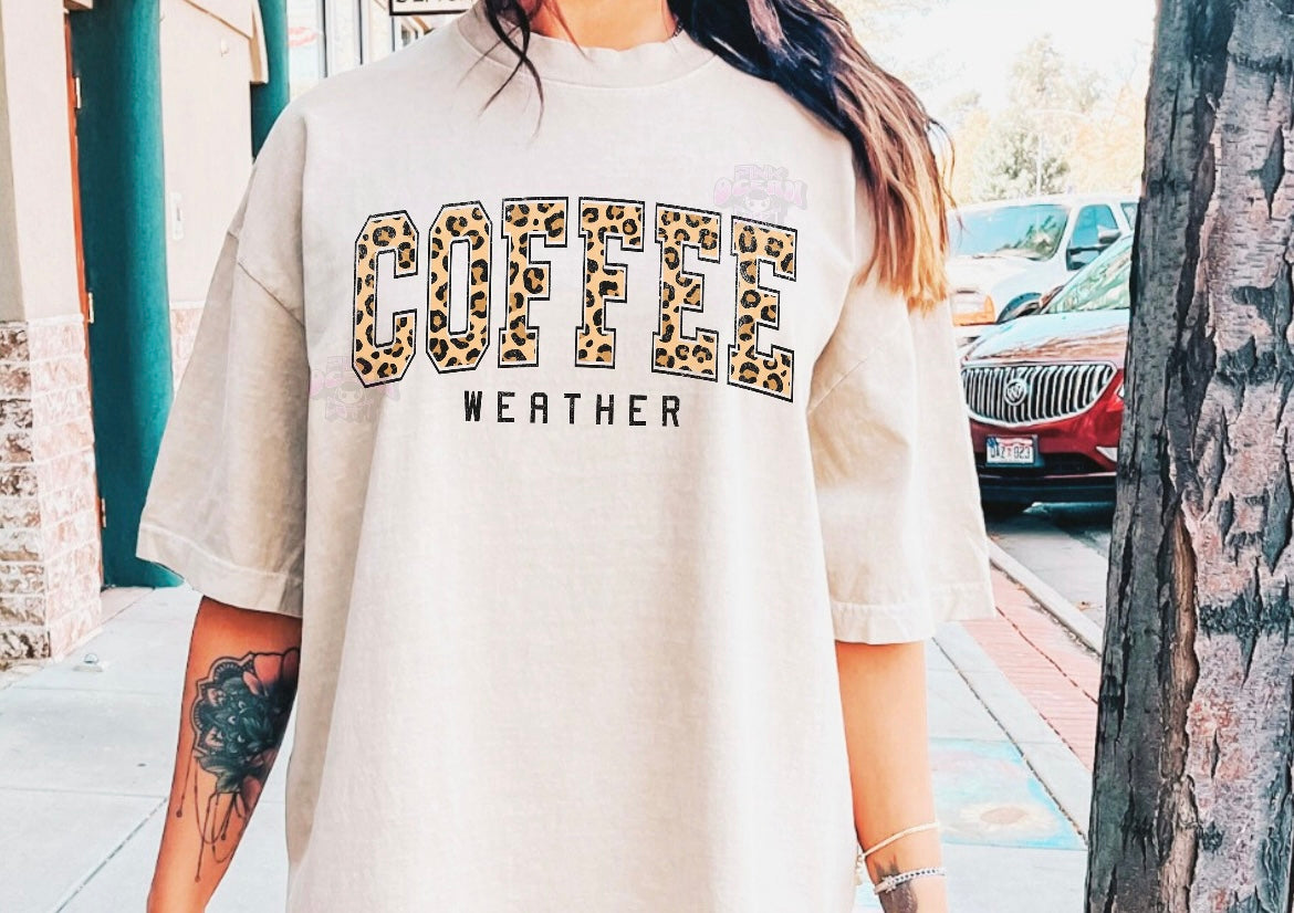 Coffee Weather Tee or Sweater