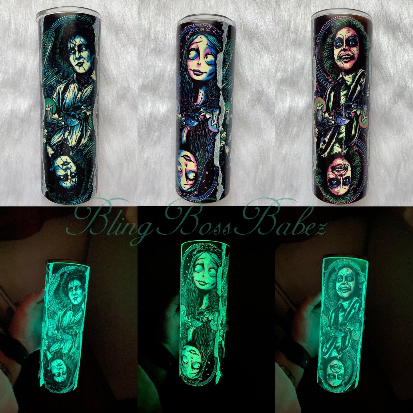 Beetlejuice Glow Tumbler