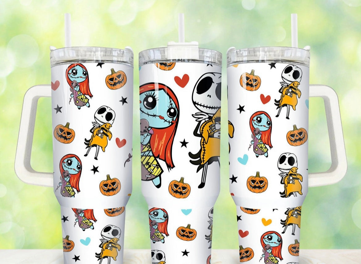 Jack & Sally Cute Characters 40oz