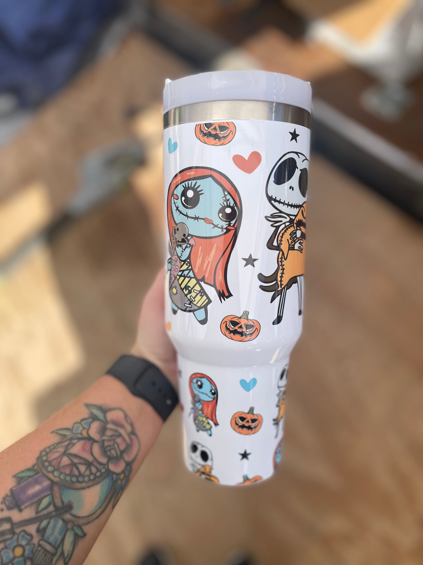 Jack & Sally Cute Characters 40oz