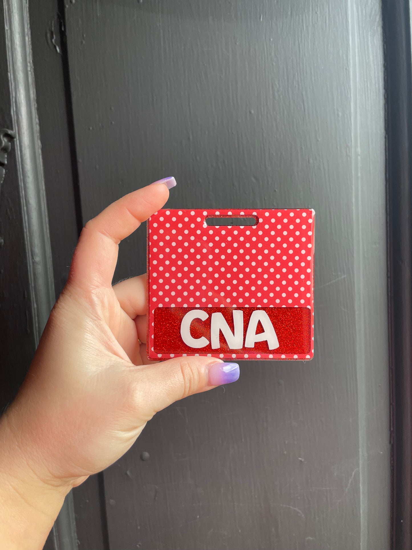 Polka Dot Badge Buddy