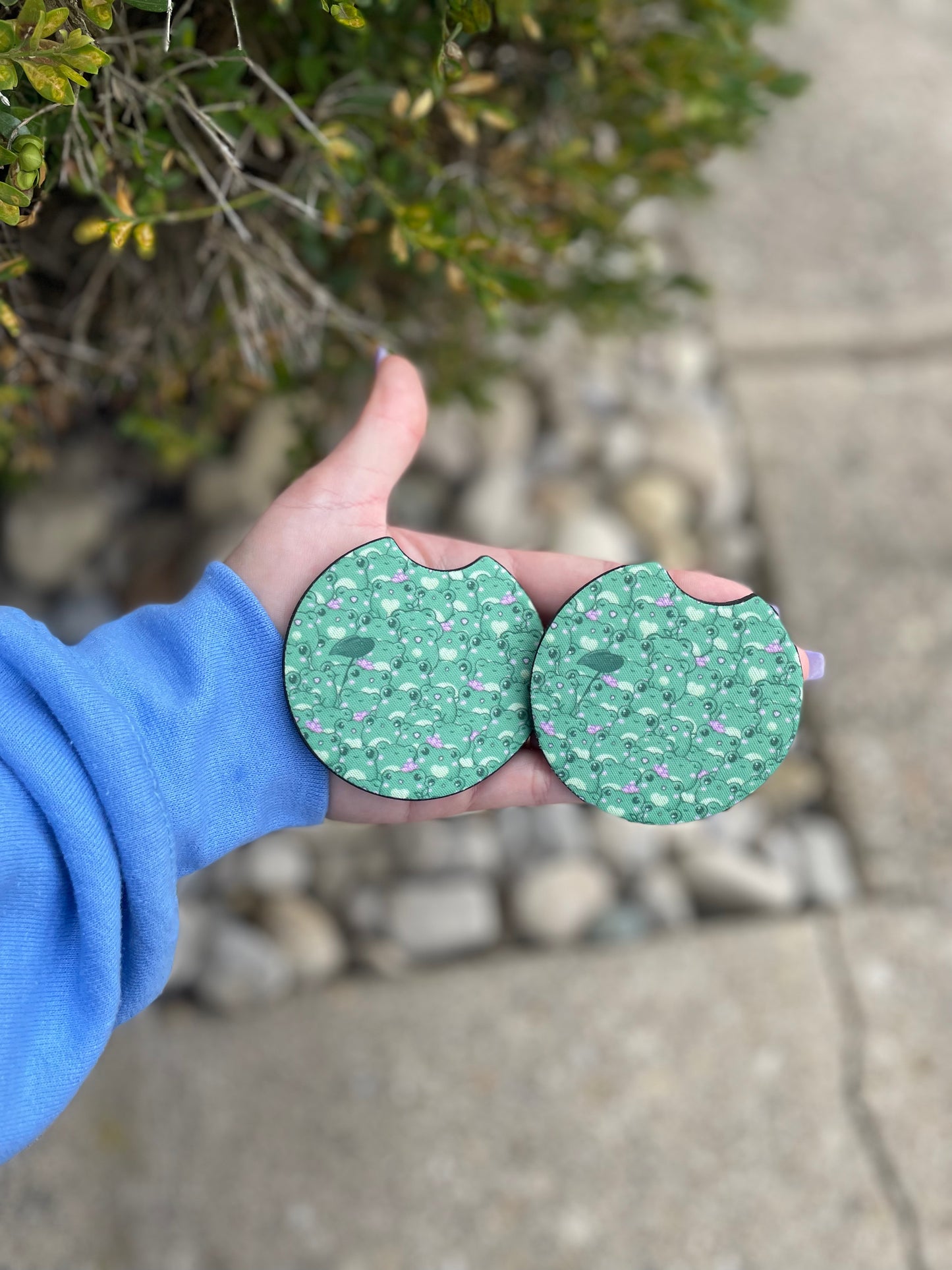 Frogs Car Coasters