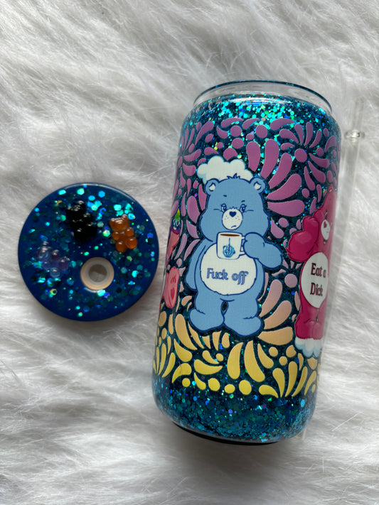 Swear Bear Snow Globe Tumbler