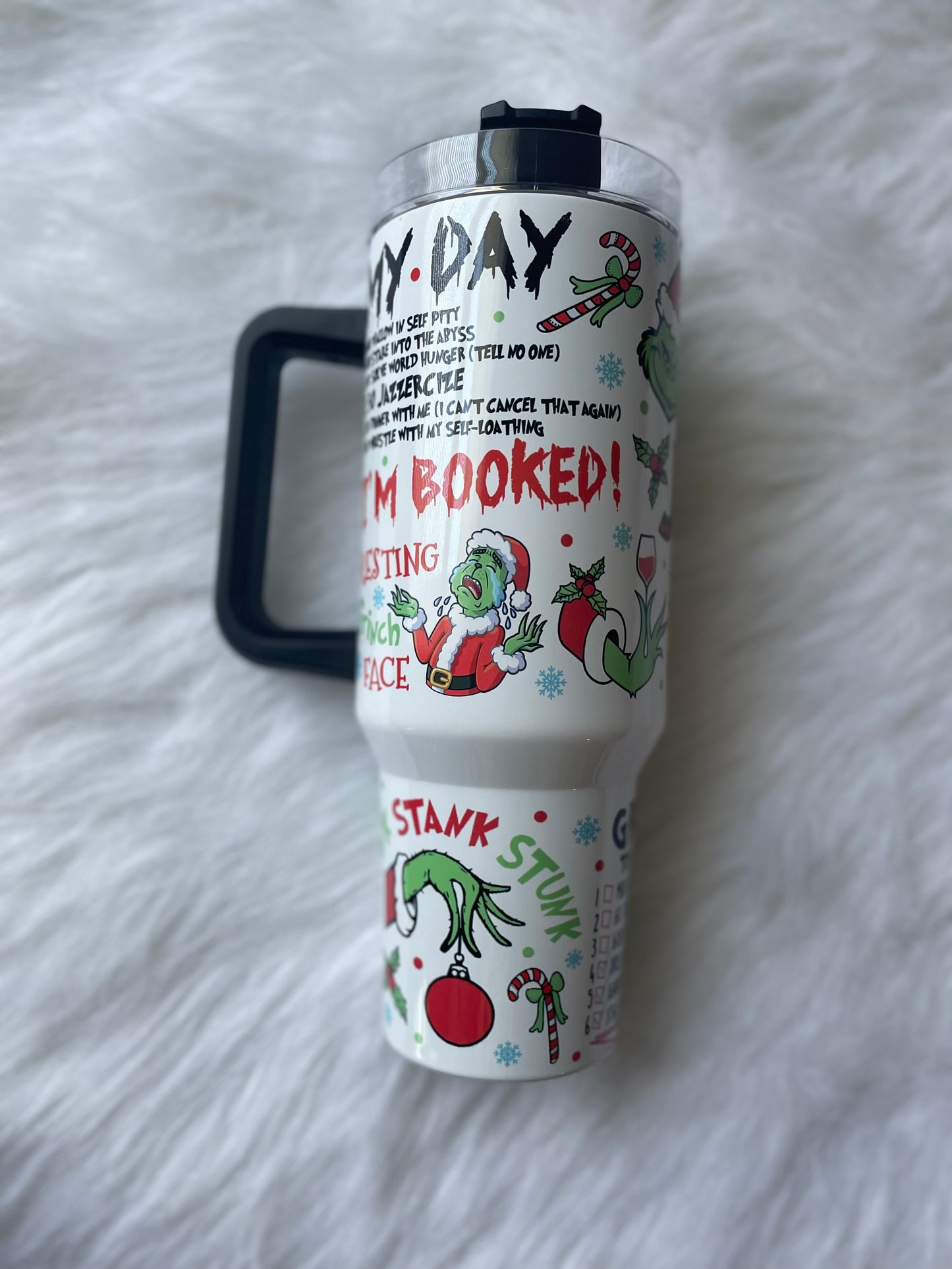 40 oz Mr. Grinch Pink Tumbler – A'Myrah's Hairbowtopia