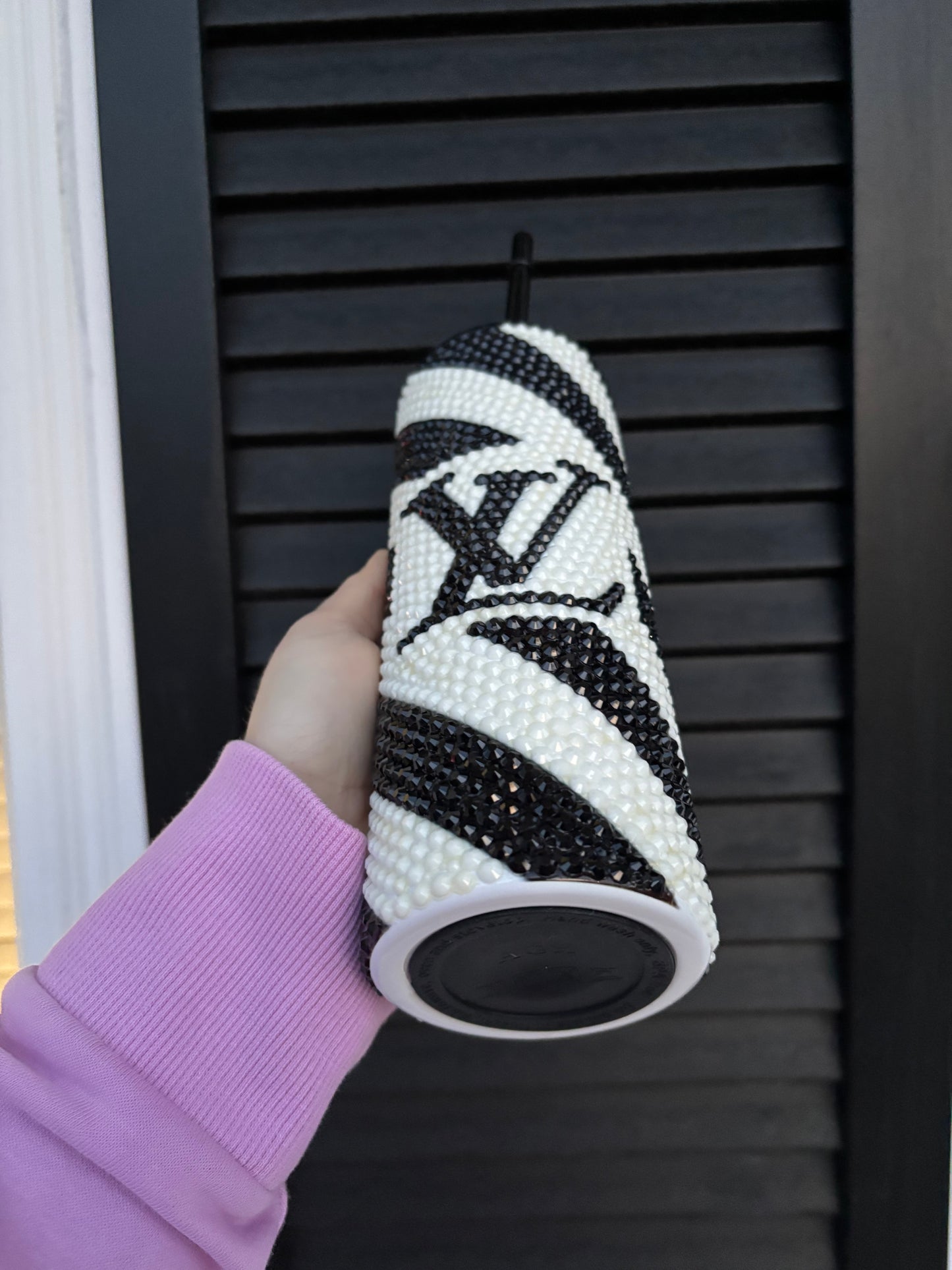 LV Rhinestone Tumbler