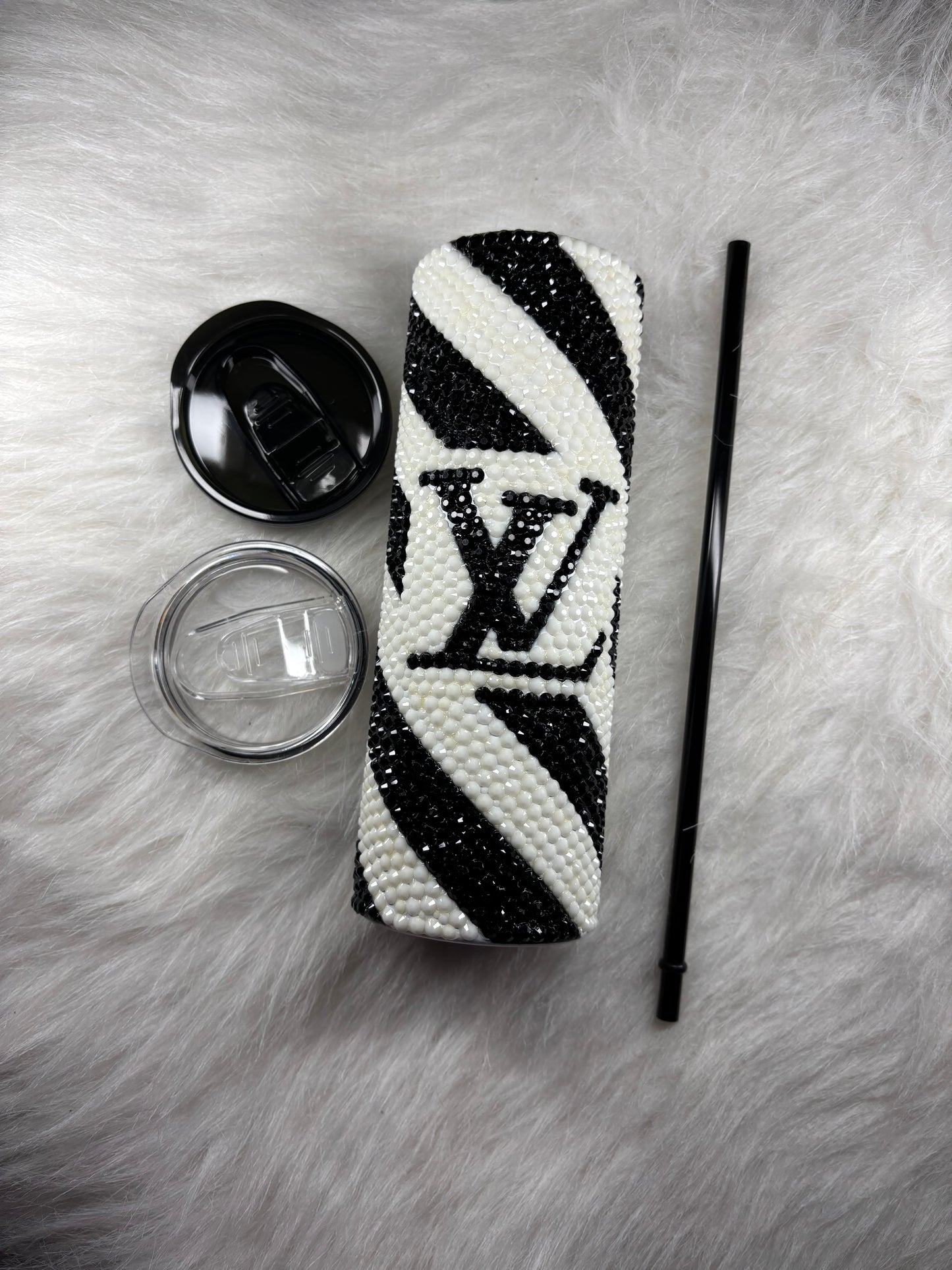 LV Rhinestone Tumbler