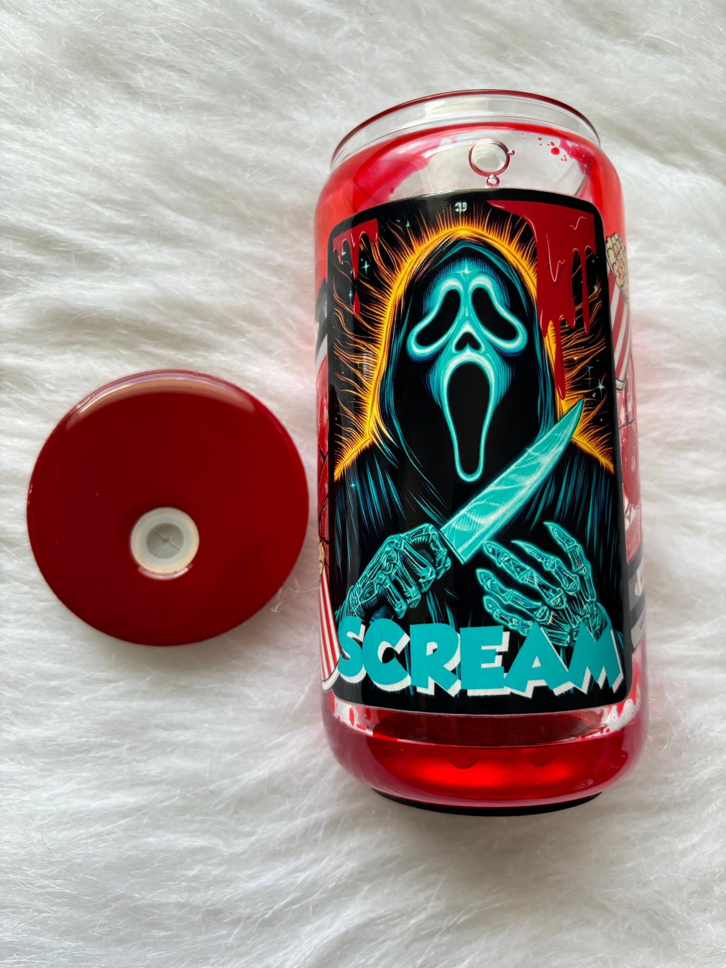 Scream Blood Drip Tumbler