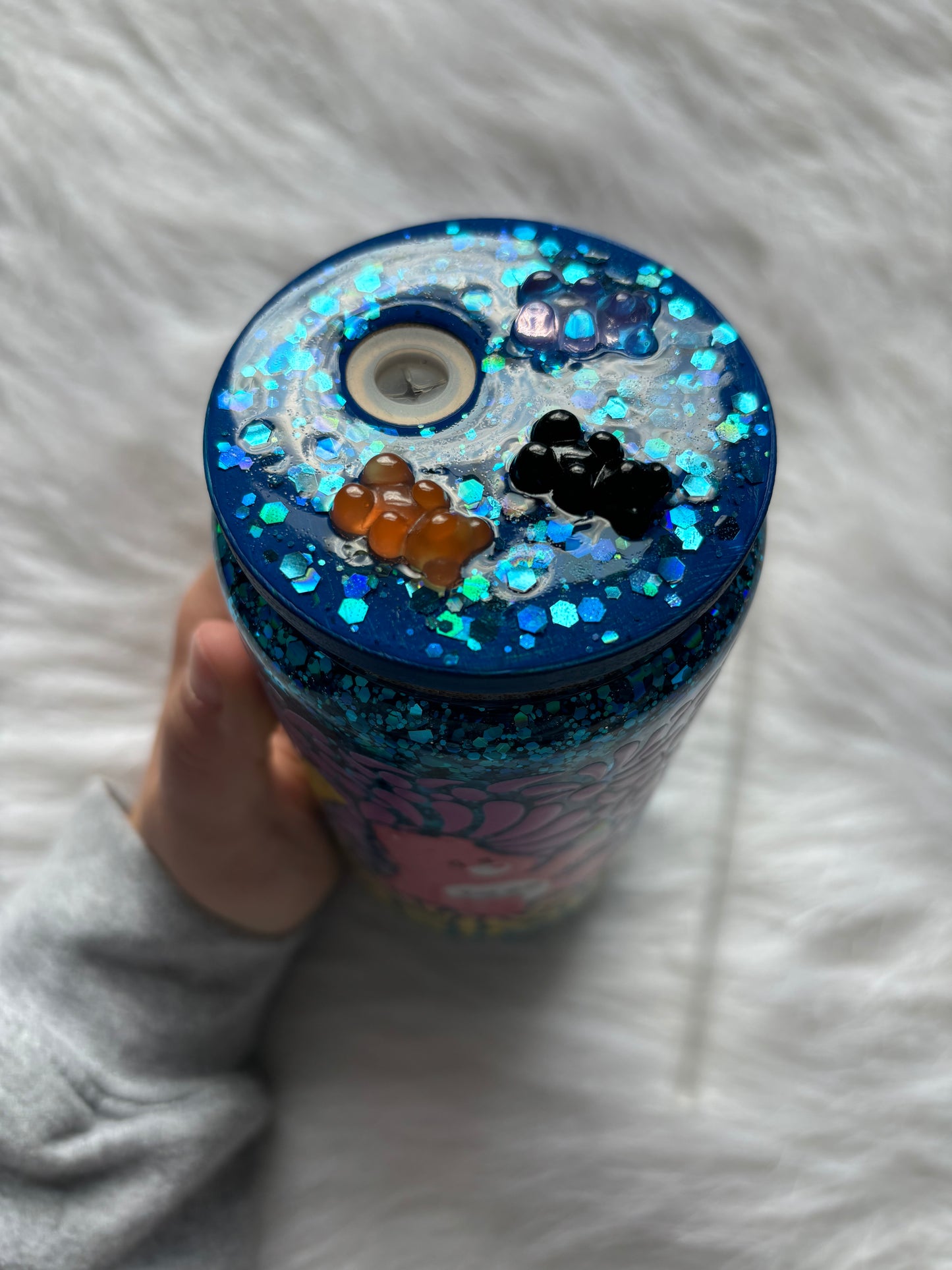 Swear Bear Snow Globe Tumbler