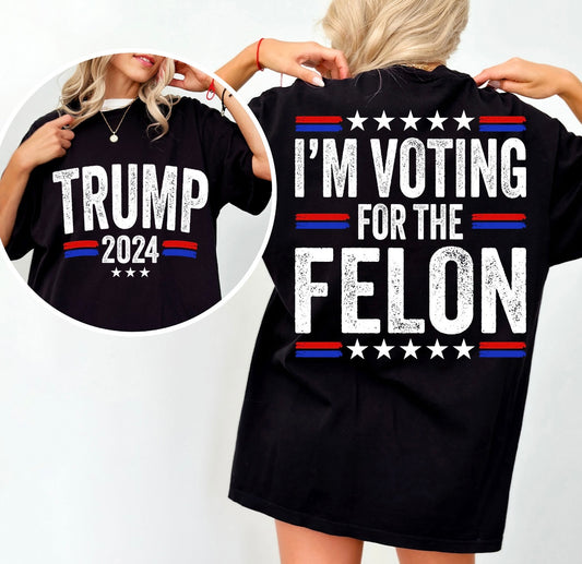 Trump I’m Voting For The Felon Top