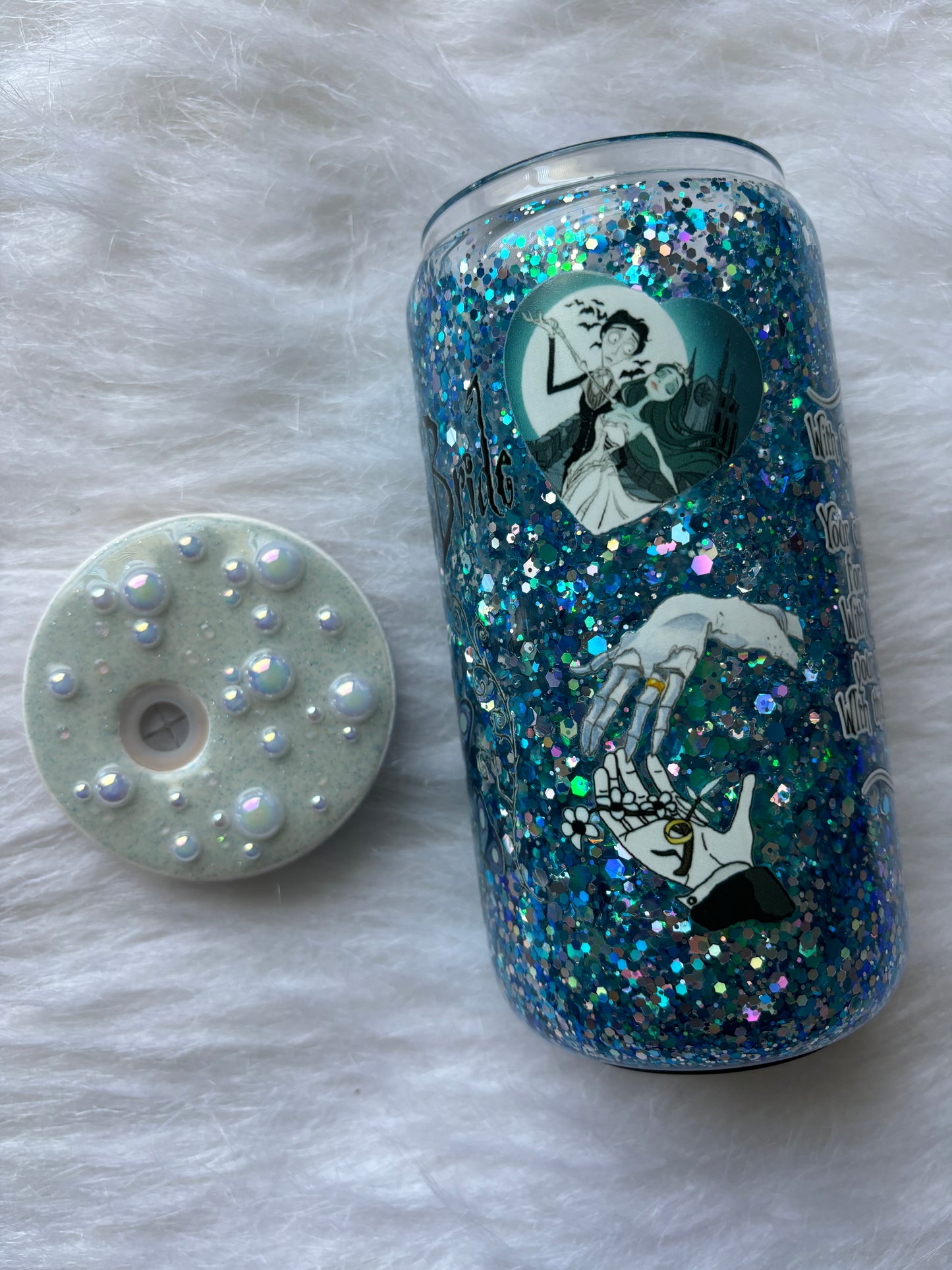 Corpse Bride Snow Globe Tumbler