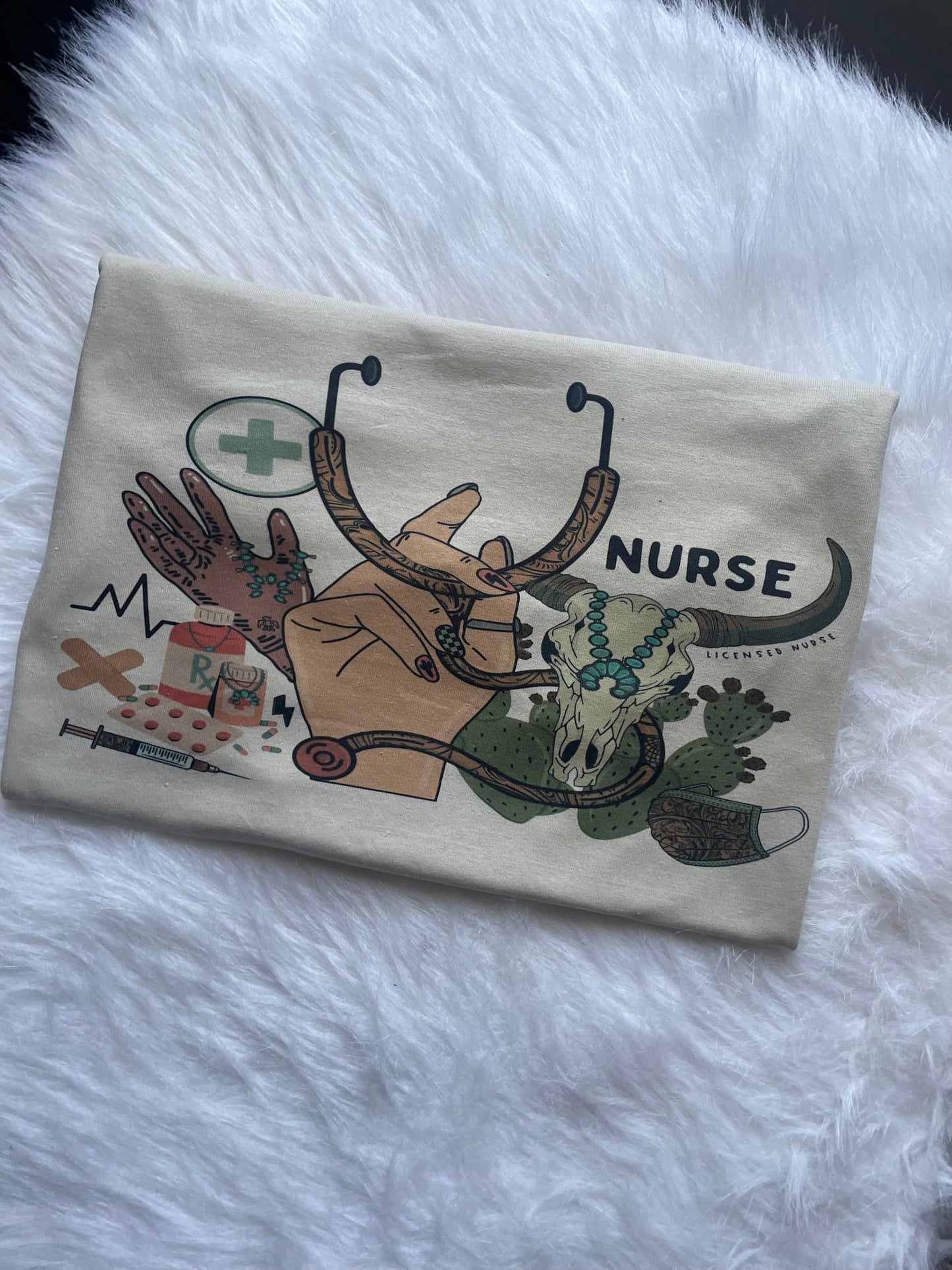 Nurse Western Tee