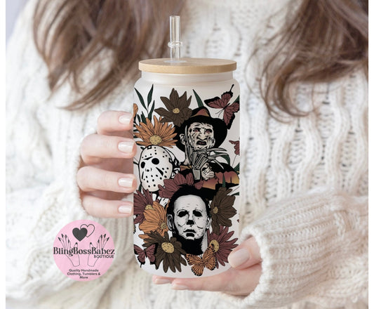 Horror Characters 16oz Libby
