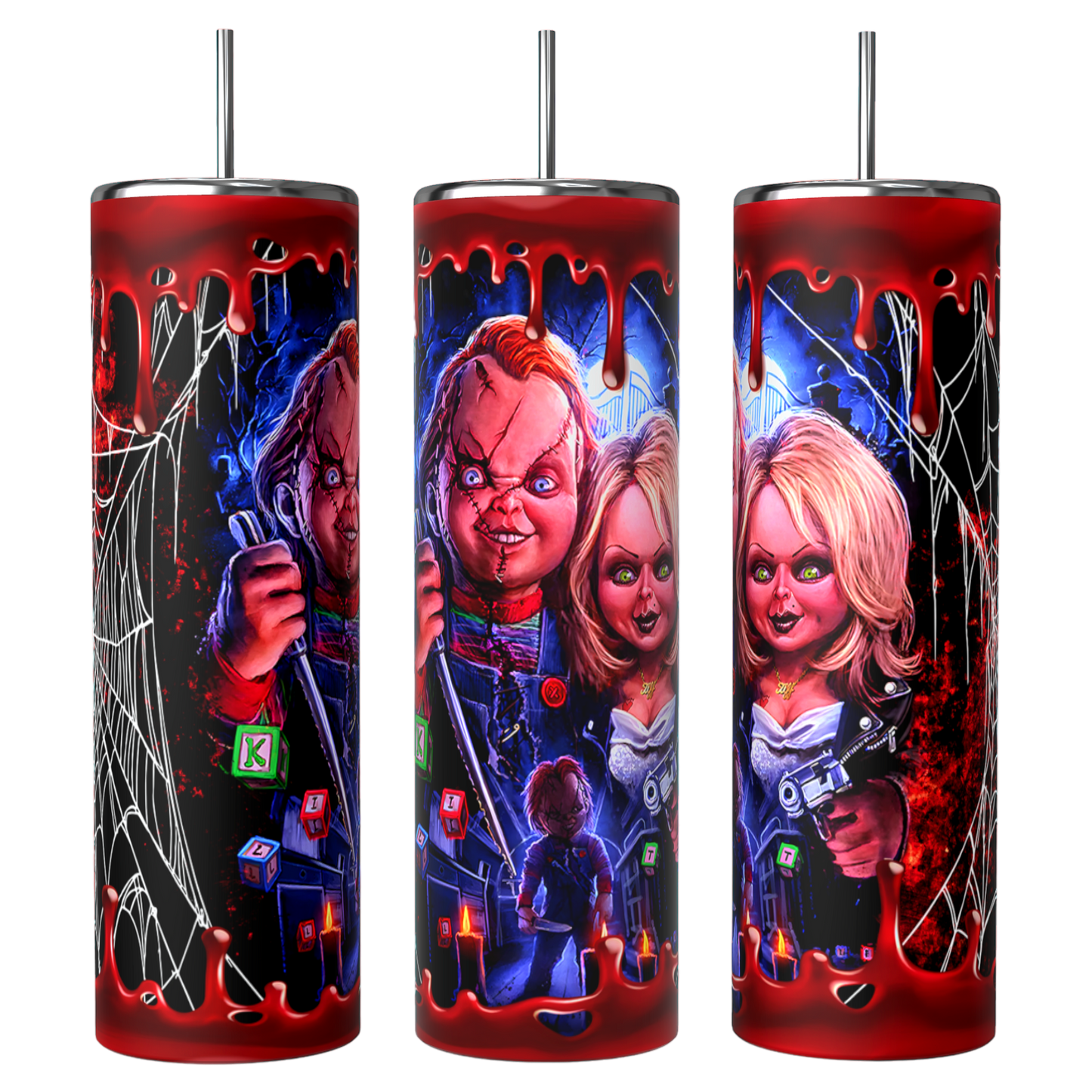 Chucky & Tiffany Tumbler