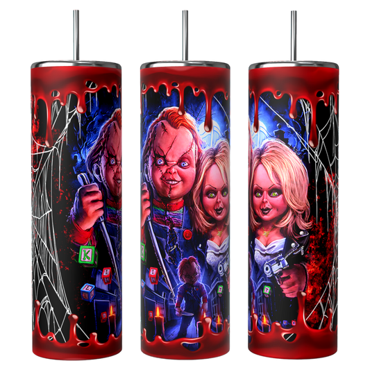 Chucky & Tiffany Tumbler