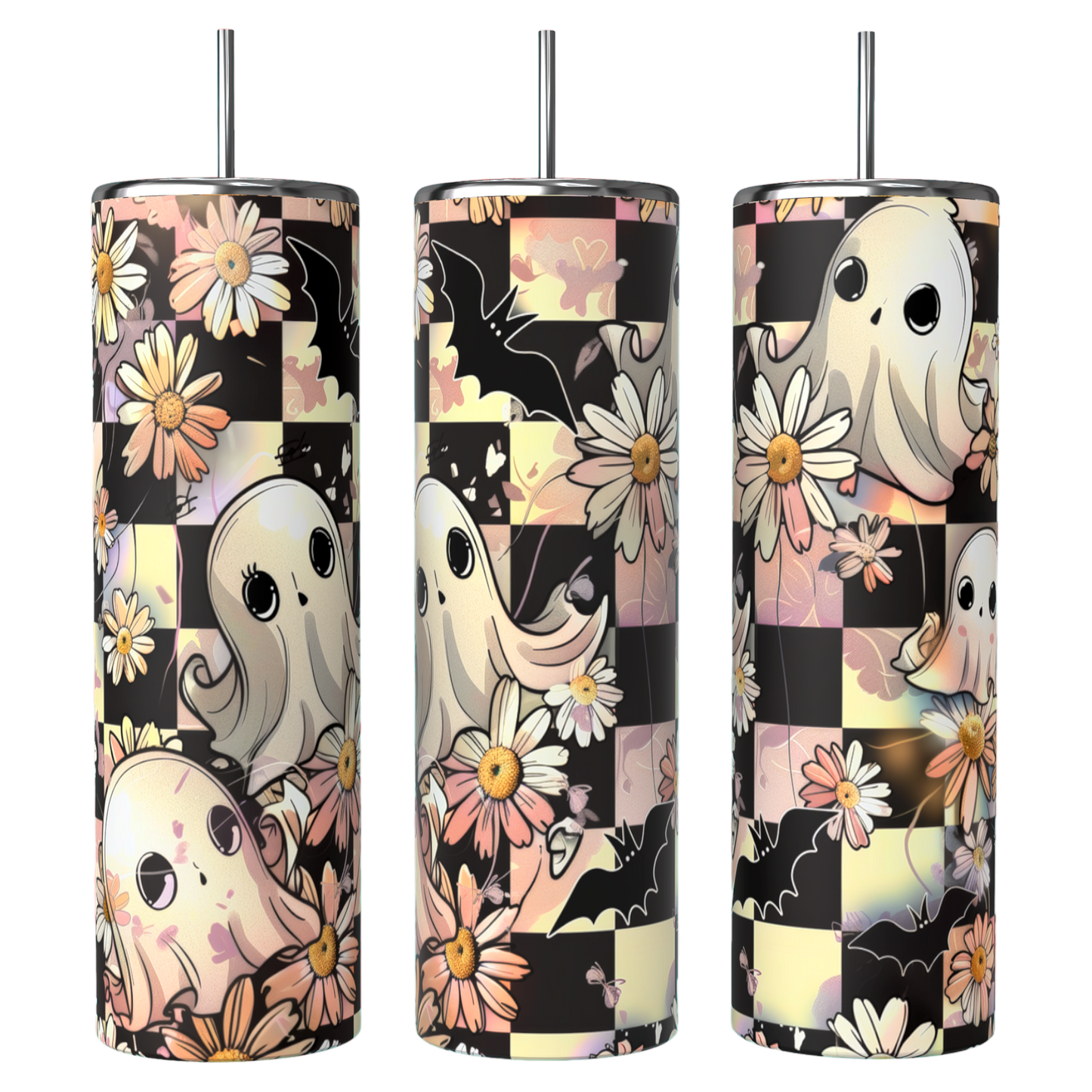 Retro Ghosts Tumbler