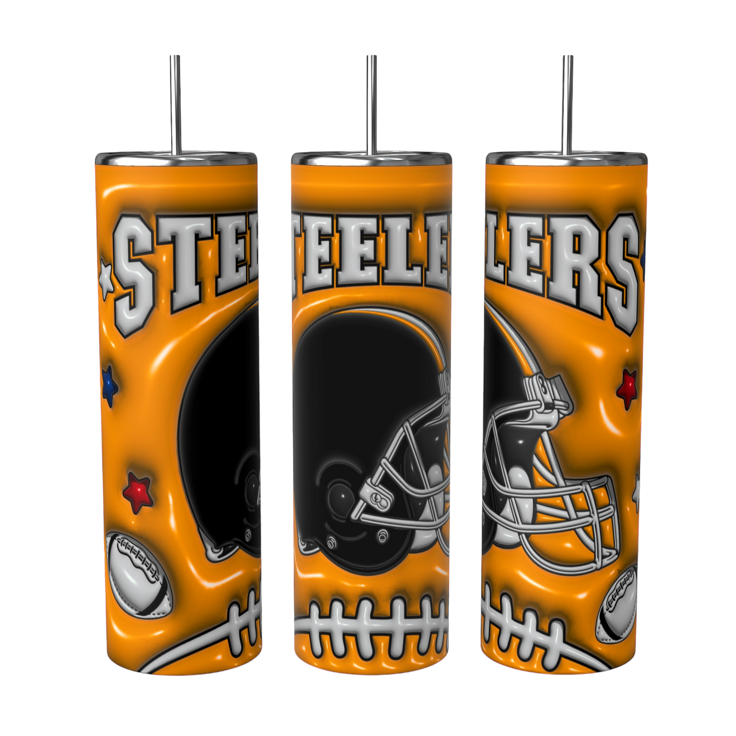 Inflated Steelers Tumbler