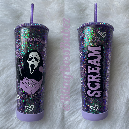 Scream 2 Snow Globe Tumbler