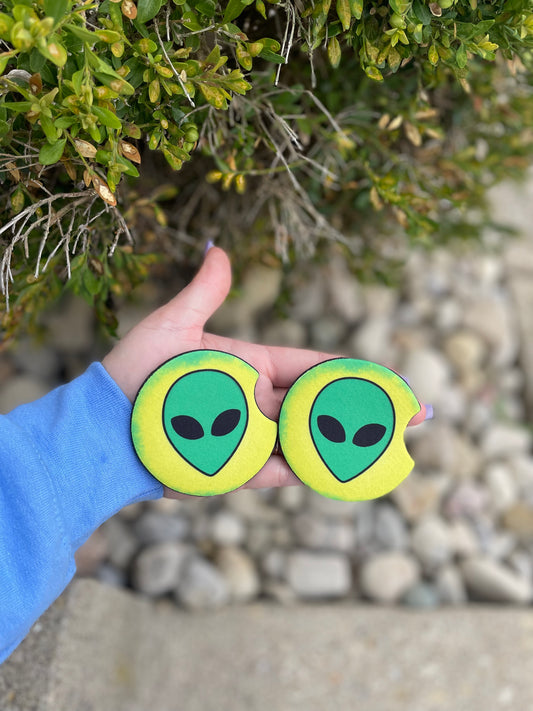 Alien Car Coasters