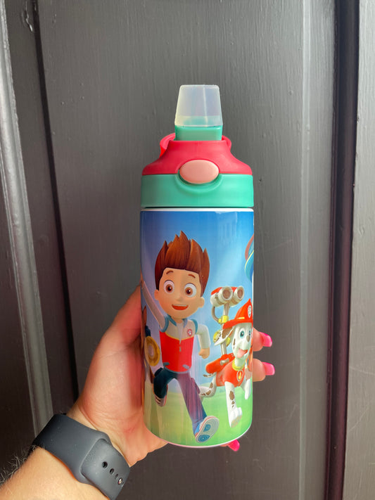 Cartoon Patrol Water Bottle
