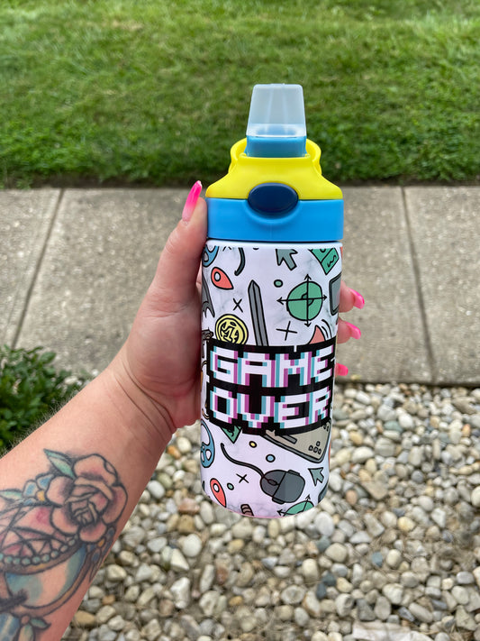 Game Over Water Bottle