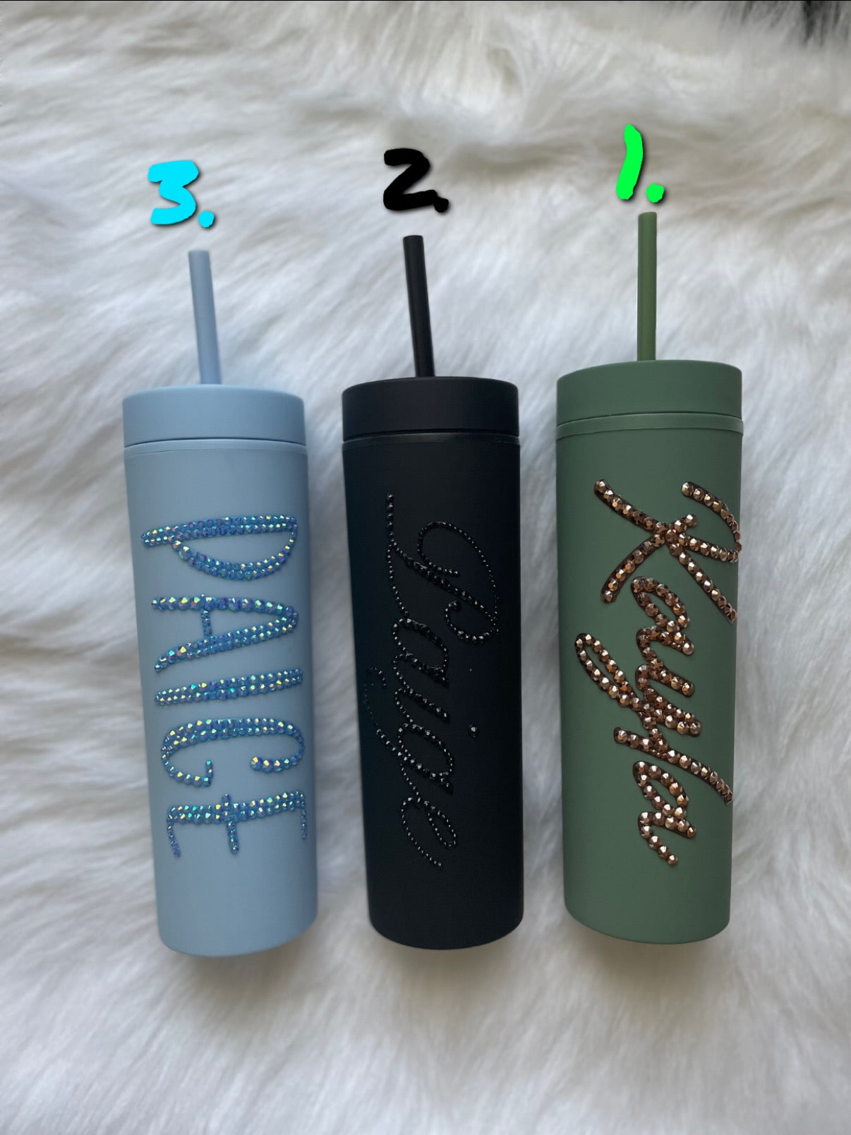 Name Matte Skinny Tumbler