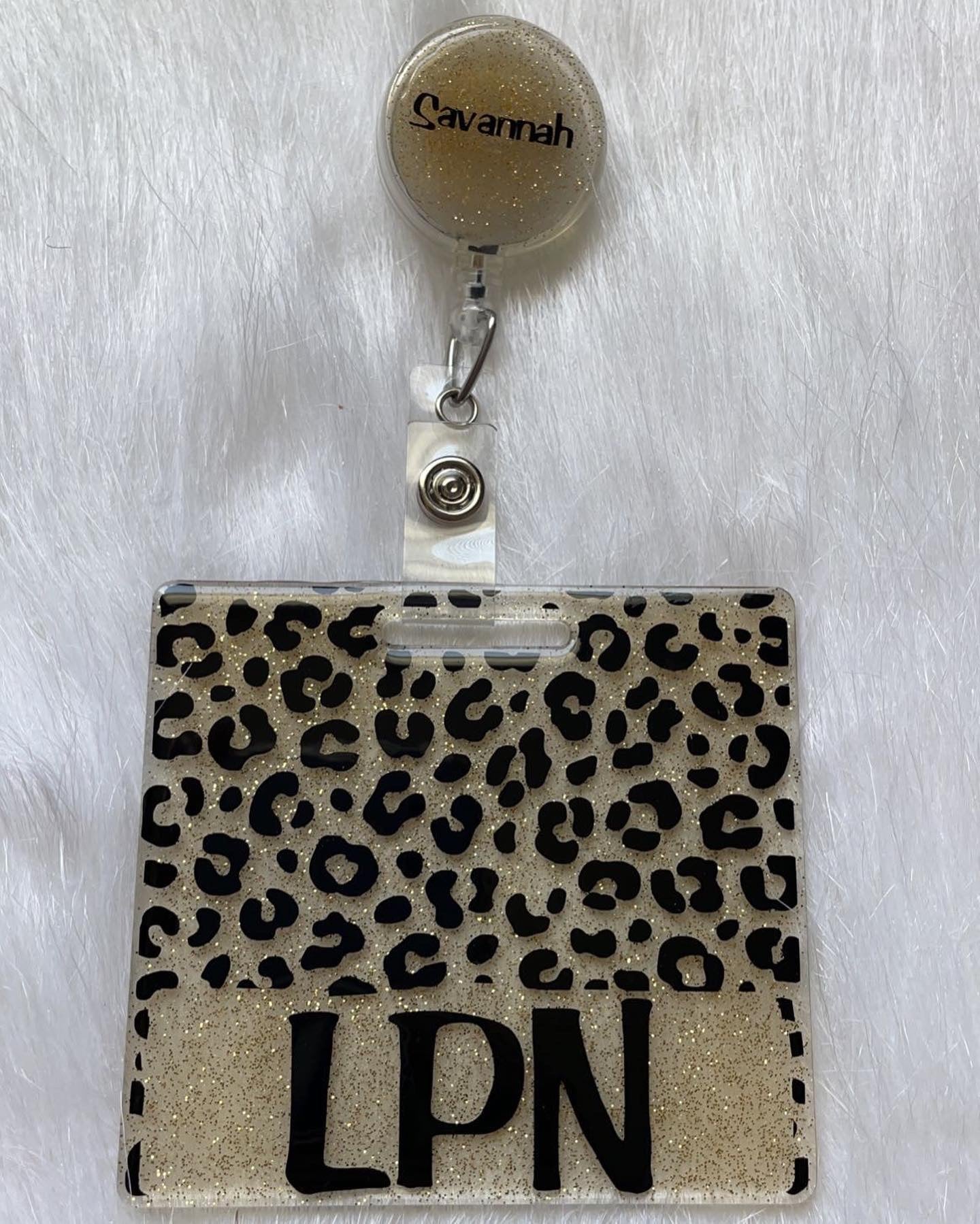 Leopard Badge Buddy 