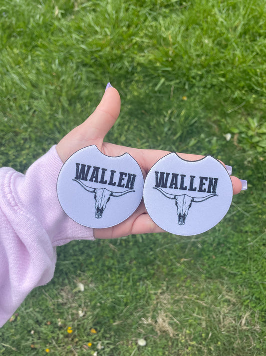 Wallen Black Set Car Coasters